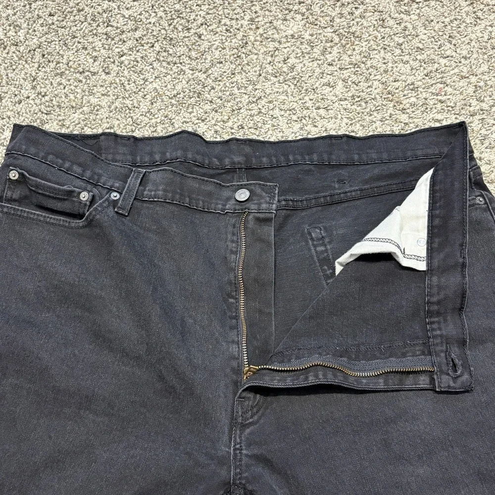 Levi's 541 Men's Black Wash Jeans W44 L32‎ Athletic Taper Stretch
